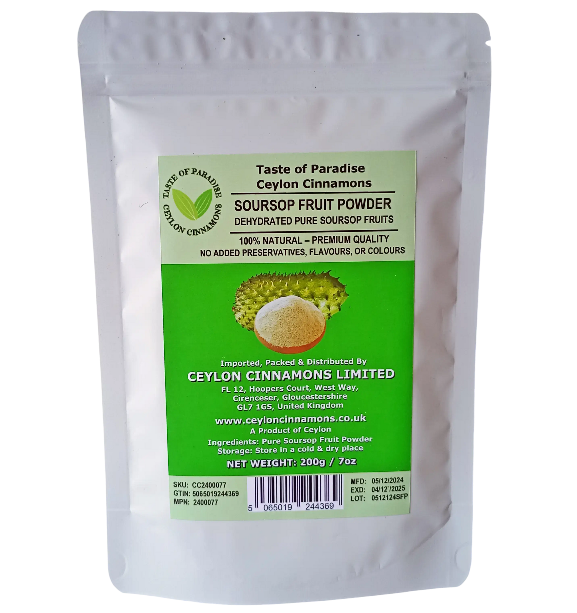 Soursop fruit powder 200g