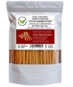 Alba Supper Grade Ceylon Cinnamon Sticks - 5" fine cut, 100g (3.5oz) - True Cinnamon, 100% Natural, Organic, Pure Cinnamon, Premium Grade