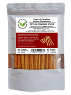 Alba Supper Grade Ceylon Cinnamon Sticks - 5" fine cut, 70g (2.5oz) - True Cinnamon, 100% Natural, Organic, Pure Cinnamon, Premium Grade