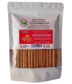 Alba Supper Grade Ceylon Cinnamon Sticks - 5" fine cut, 100g (3.5oz) - True Cinnamon,  100% Natural, Pure Cinnamon, Premium Grade