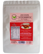 Ceylon Cinnamon Tea, 30 tea bags, Premium Quality, 100% Natural, Sugar Free, Gluten Free, Fat Free, Non GMO, No Additives, No Preservatives, Harvested by hand