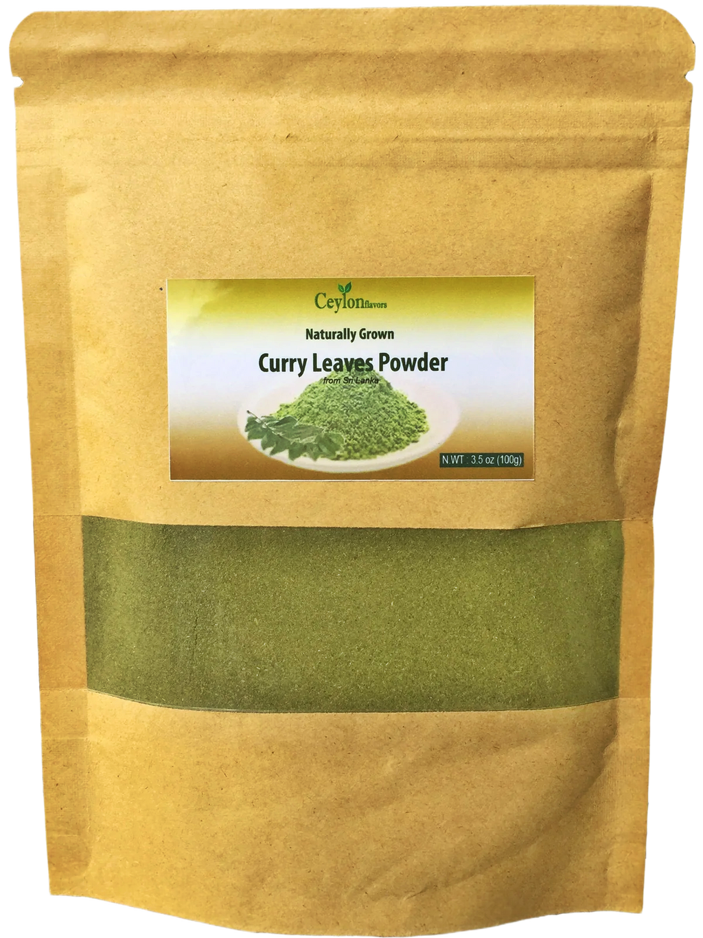 Curry Leaves Powder 100g (3.5oz) - Naturally grown, Air dried, UK Seller