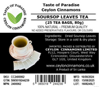 Soursop Leaves Tea, 25 Bags, Dried, Boost Immune System, Promotes Healthy Skin, Premium Grade