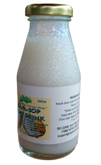 SourSop Fruit Drink, Pure Herbal Infusion, (2x200ml) Pack of 2 Glass Bottles, 100% Natural, Guanabana