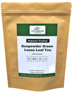 Organic Gunpowder Green Tea, Loose Leaf Tea 113g (4 oz) Premium quality, Pure Ceylon Beverages & Tobacco > Food Items > Seasonings & Spices by Ceylon Cinnamons Available at www.ceylon cinnamons.co.uk Tea