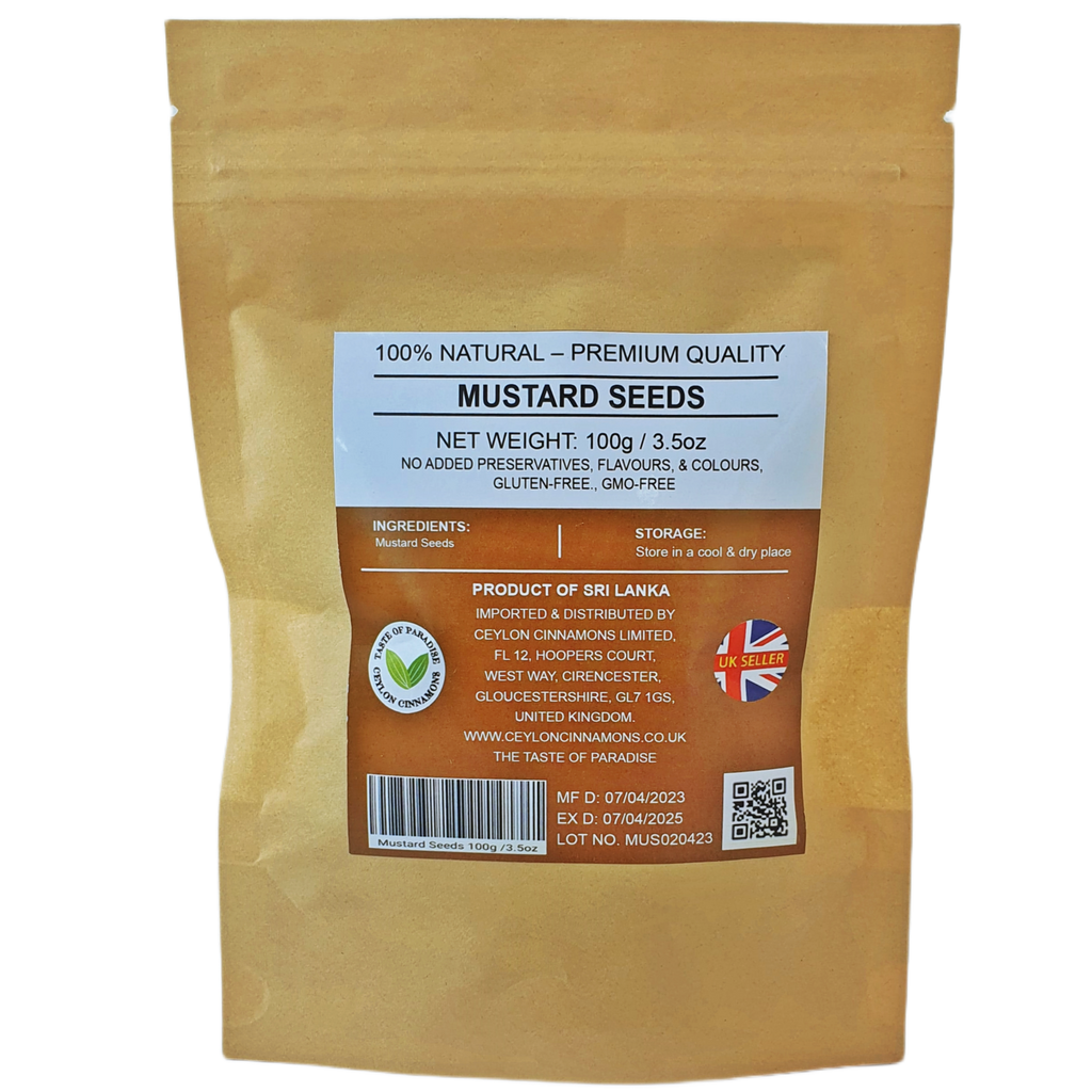Mustard Seeds 200g - 100% Natural, Premium Quality, UK Seller