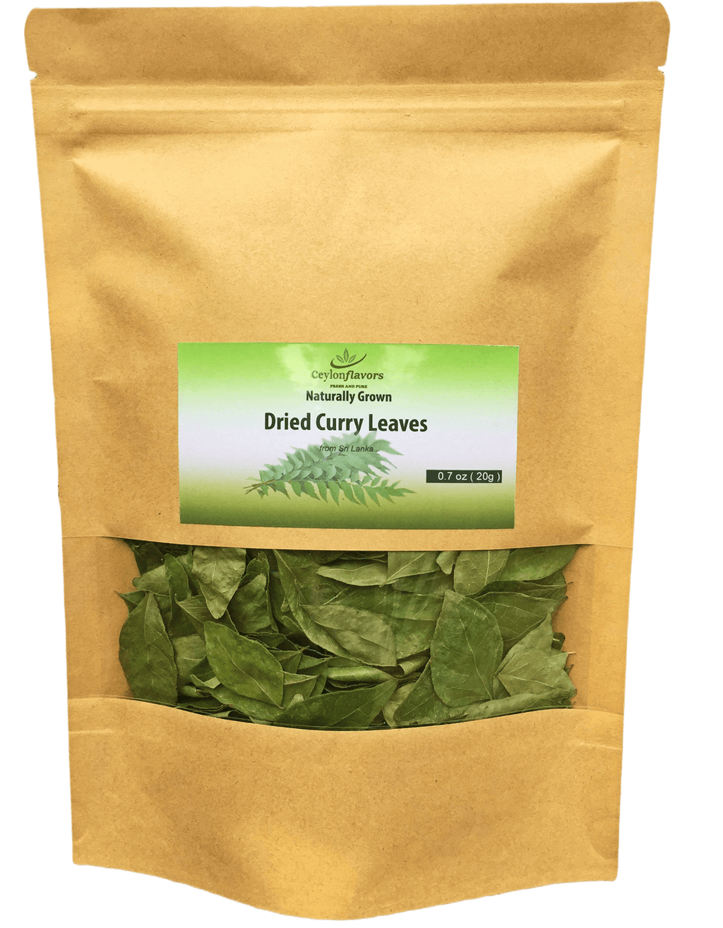 Curry Leaves Whole 20g (0.7oz) - Naturally grown, Air dried Beverages & Tobacco > Food Items > Seasonings & Spices by Ceylon Cinnamons Available at www.ceylon cinnamons.co.uk